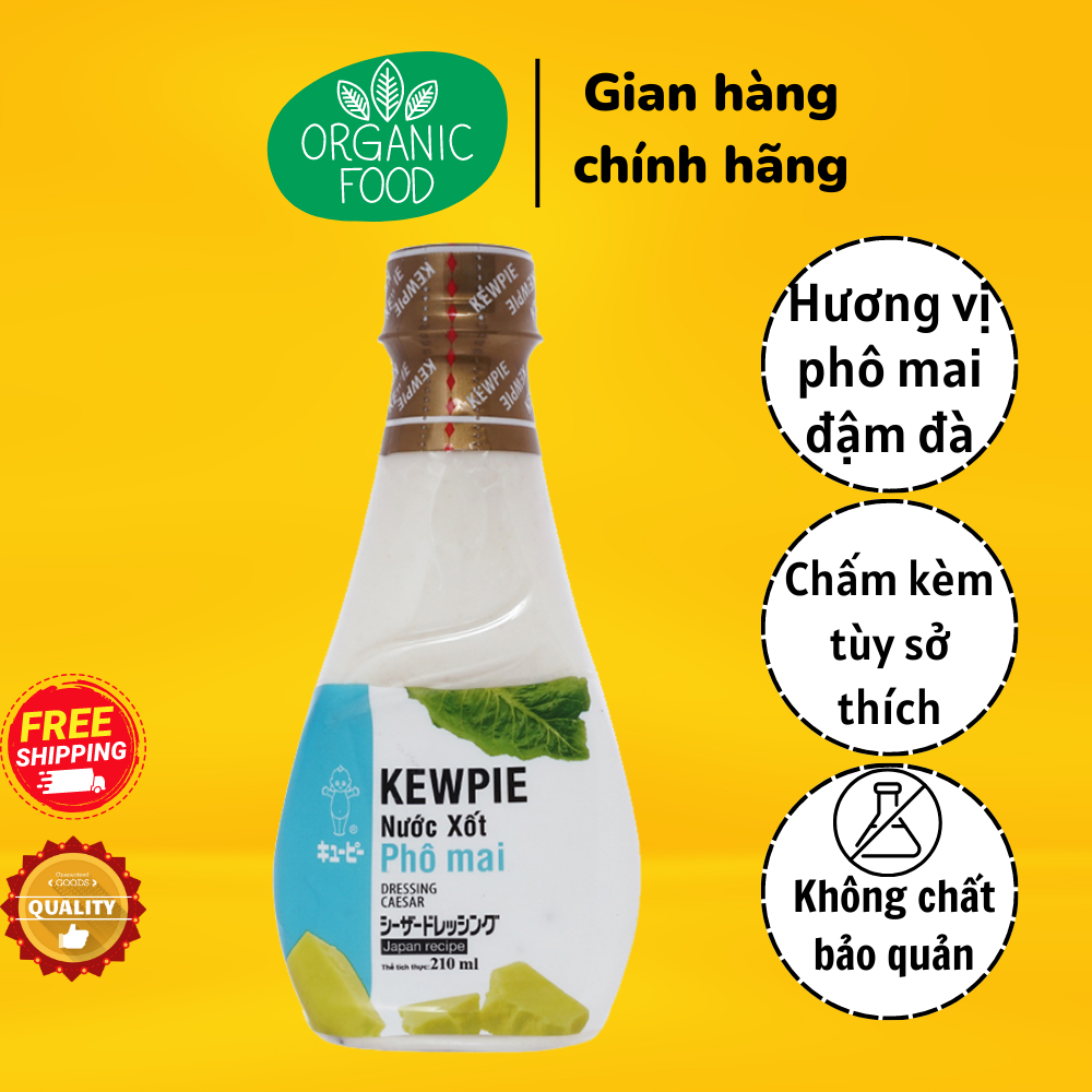 Xốt Salad Phô Mai 210ml - Kewpie Dressing Caesar