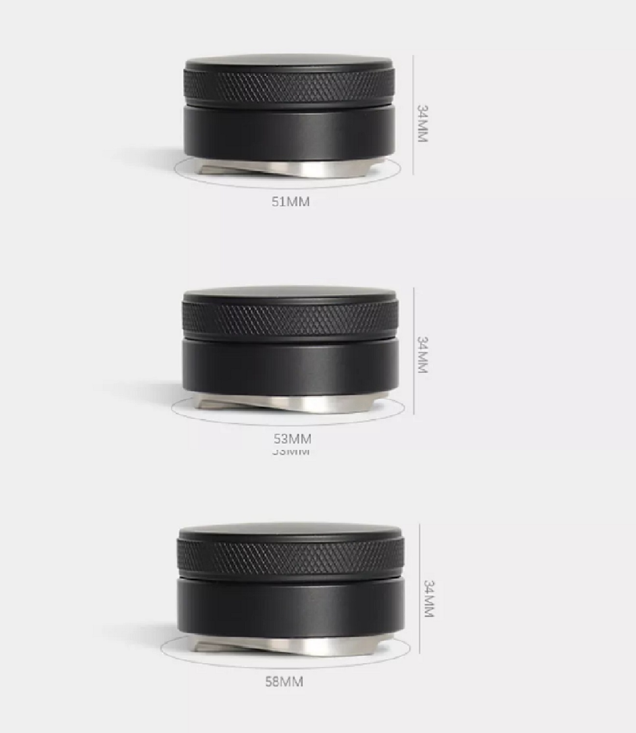 Tamper OCD dụng cụ dàn đều cà phê pha Espresso