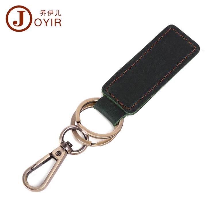 !!!Móc chìa Khoá Da Bò Thật - Handmade 100% - Khoá Đồng _DN5022