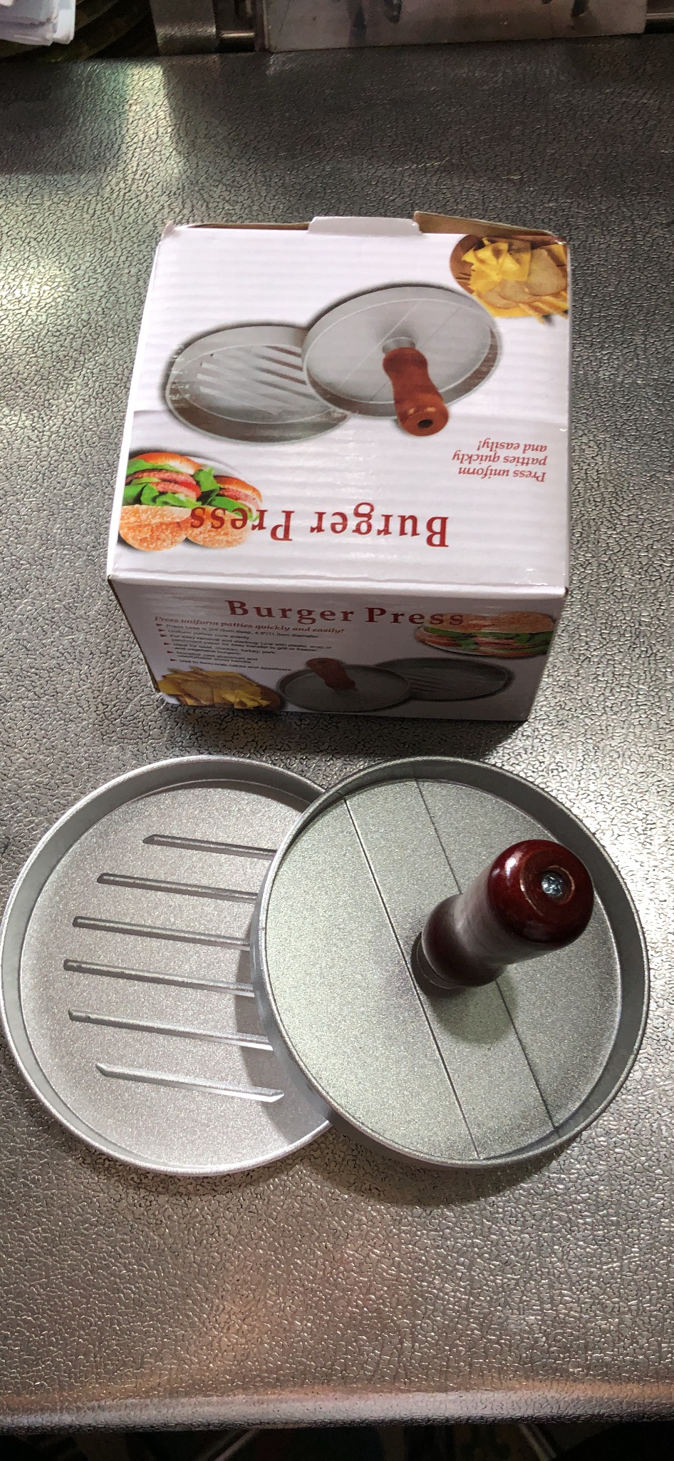 [HCM]Khuôn Ép Burger - Thịt Bò
