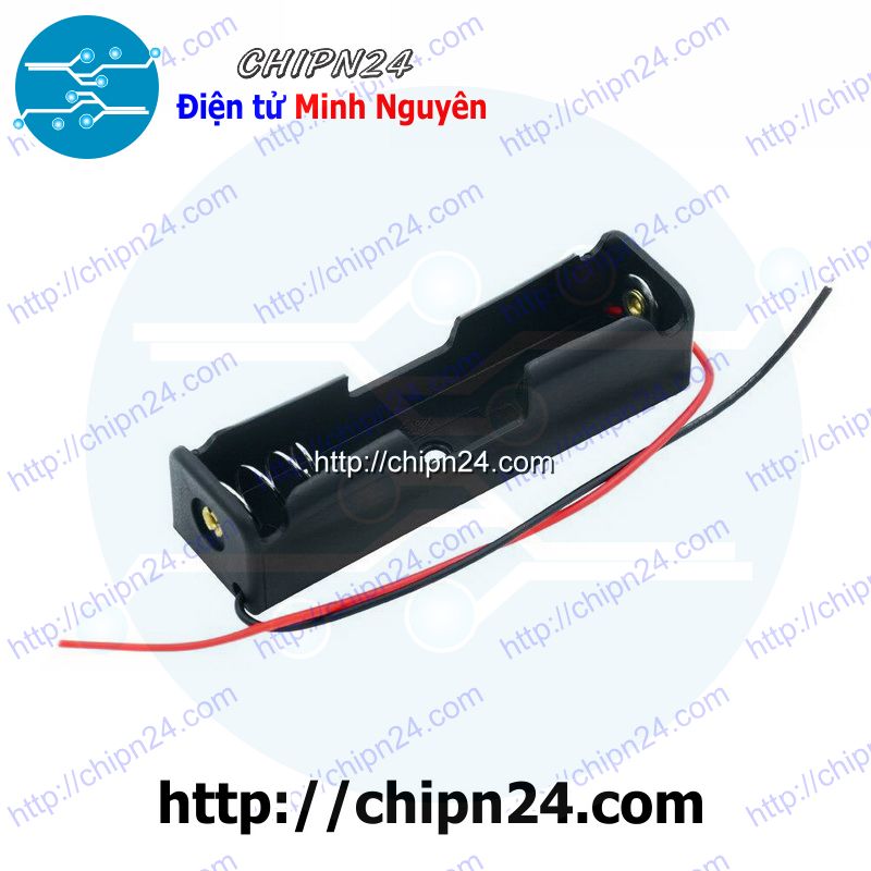 Hộp đế pin 1 viên aa