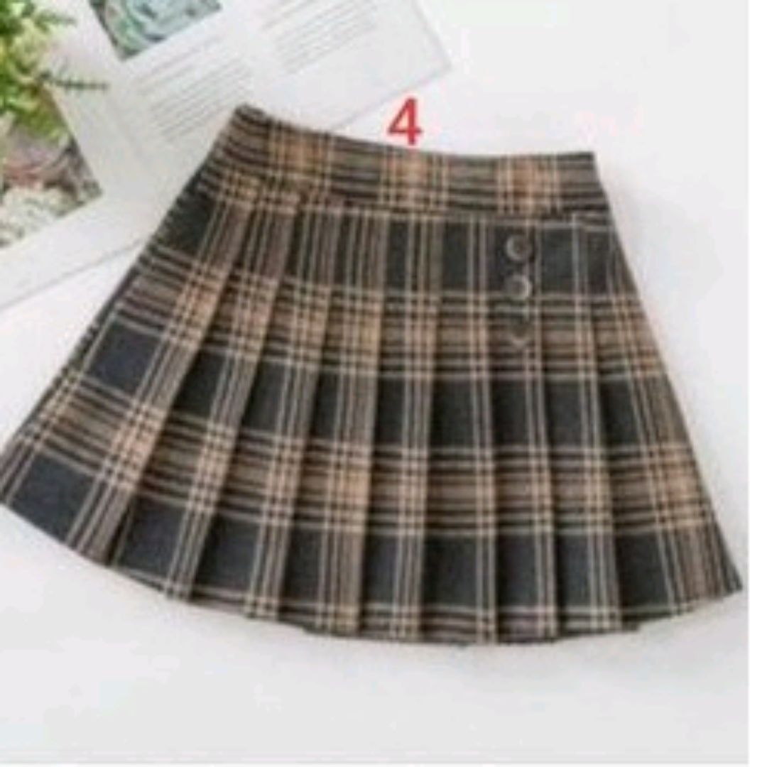 chân váy xếp ly bé gái hàng cúc CV008
