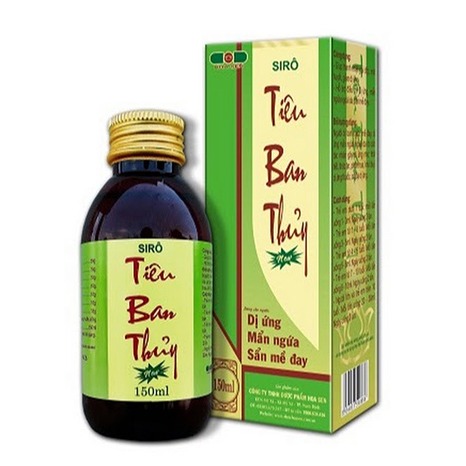 Siro tiêu ban thủy lọ 150ml