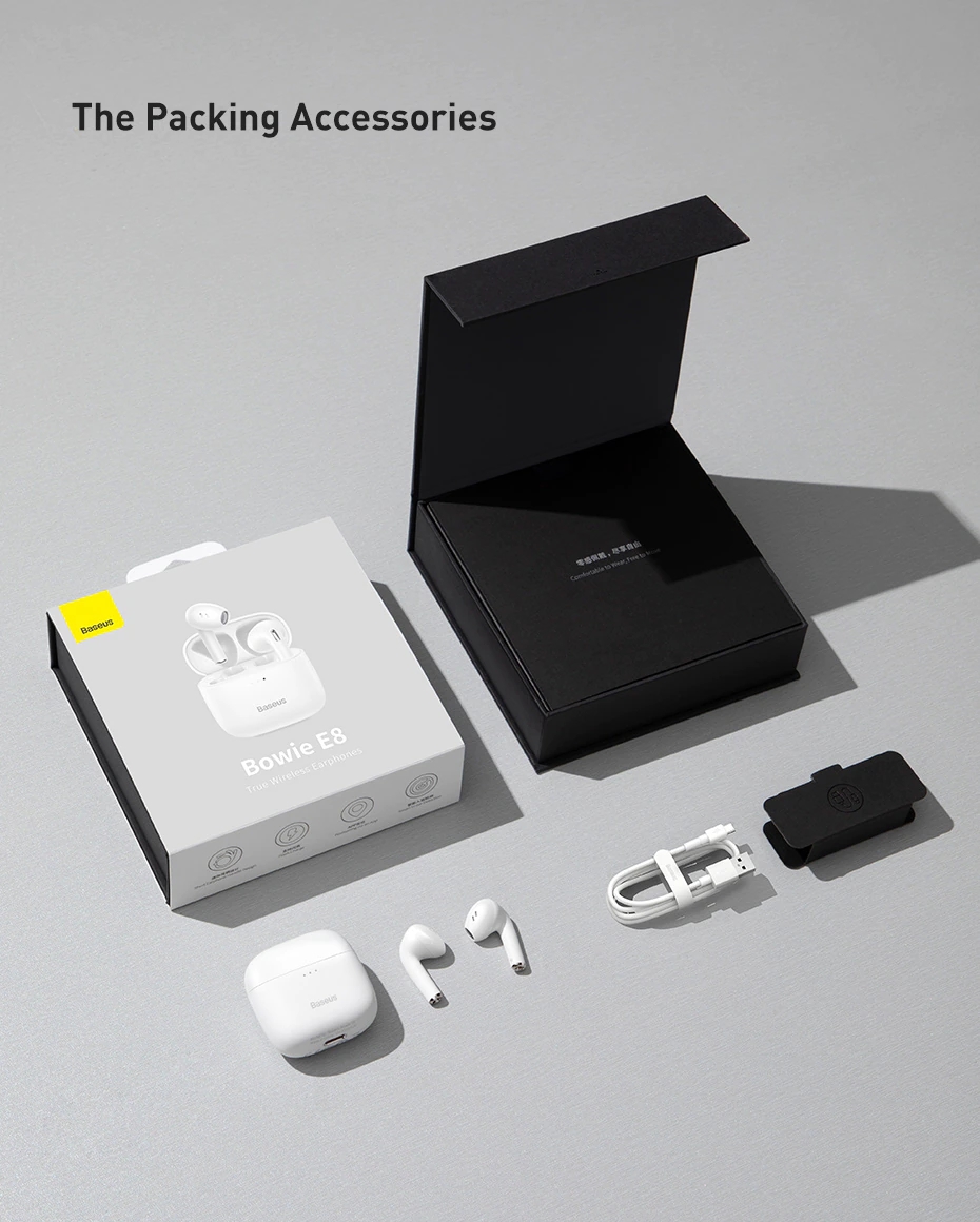 Tai nghe Bluetooth Baseus Bowie Series E8 TWS True Wireless Earbuds