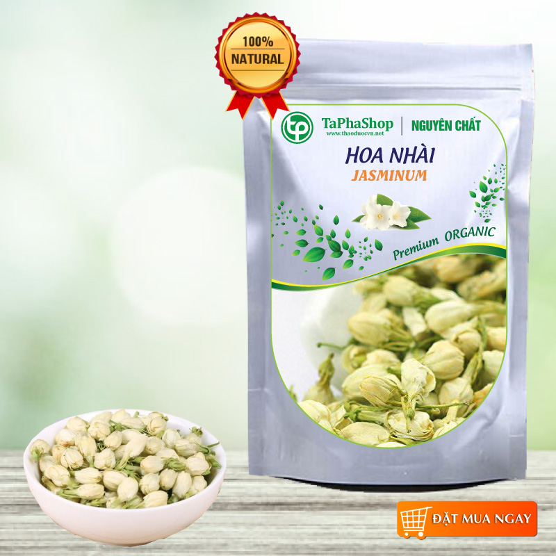 Trà hoa nhài khô 100g - tấn phát