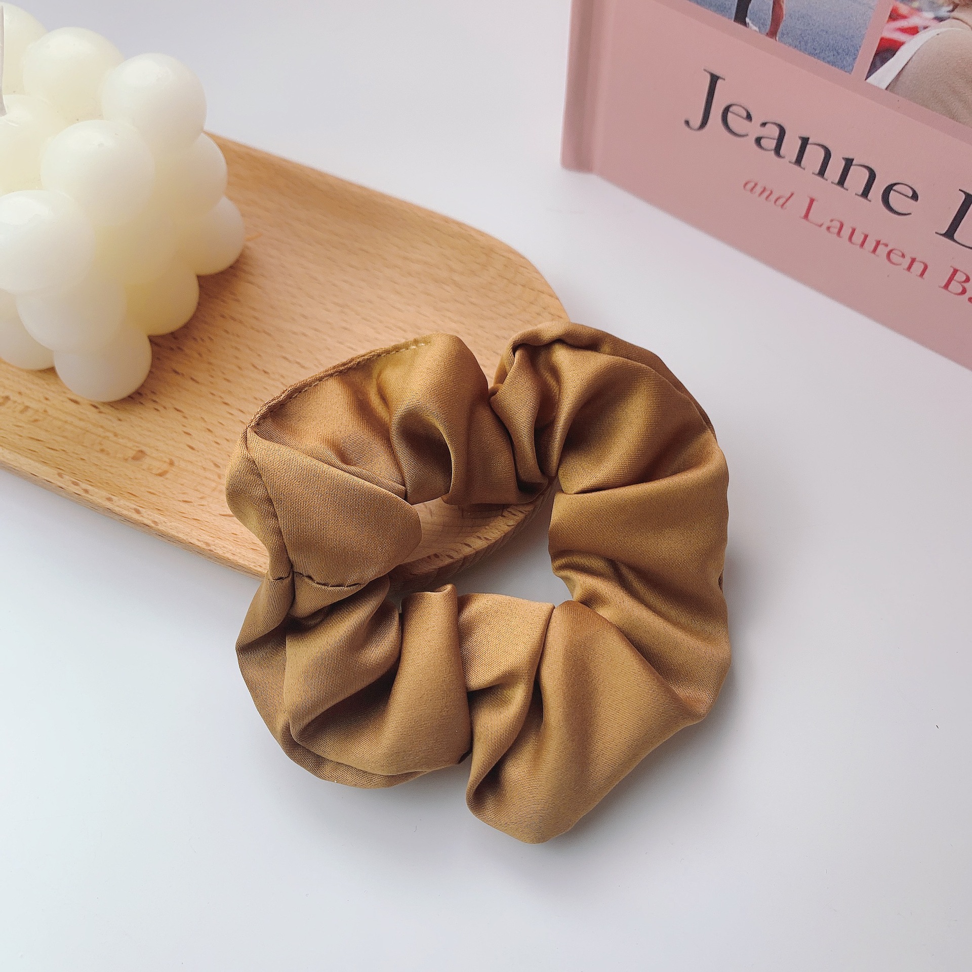 Dây Cột Tóc Scrunchies Màu Trơn Nhiều Màu