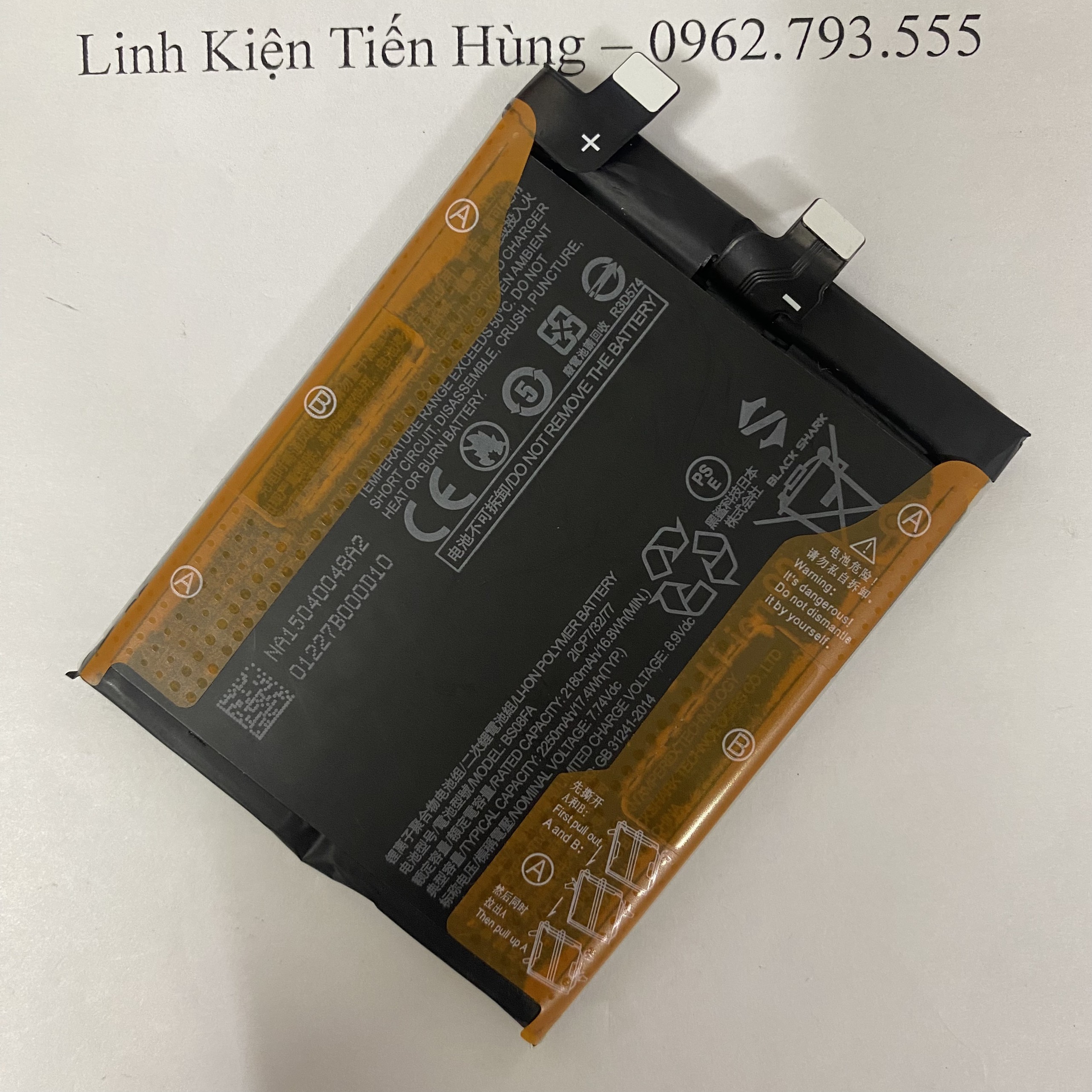Pin Xiaomi Black Shark 4 bảo hành 6 tháng đổi mới