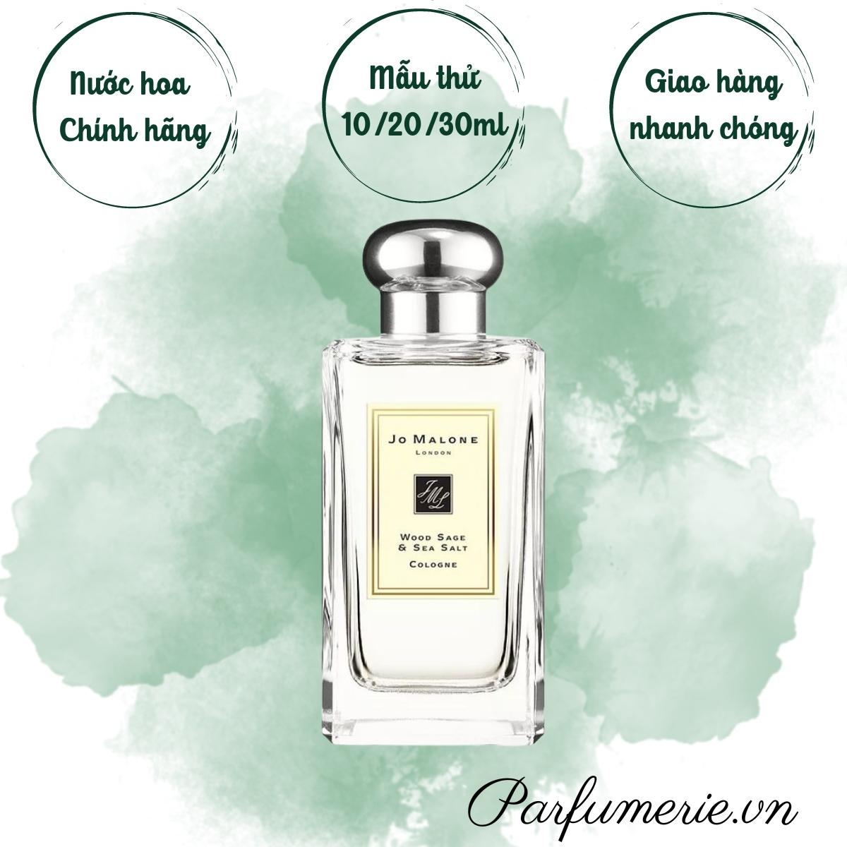Mẫu thử nước hoa wood sage sea salt; nước hoa unisex hương thơm nhẹ nhàng, tinh tế, tao nhã