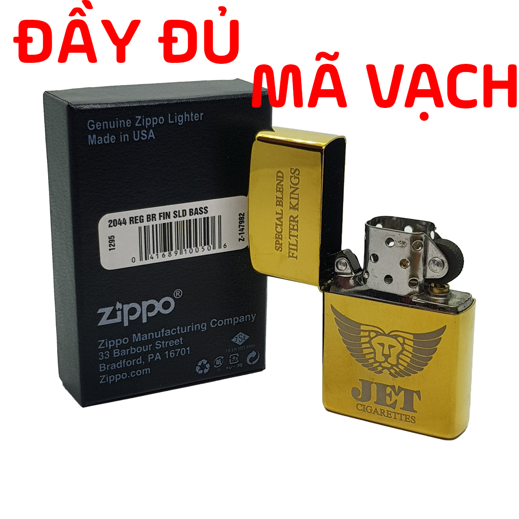 Bật Lửa Zippo Gold Jet Flame Insert B-17 có tem đỏ