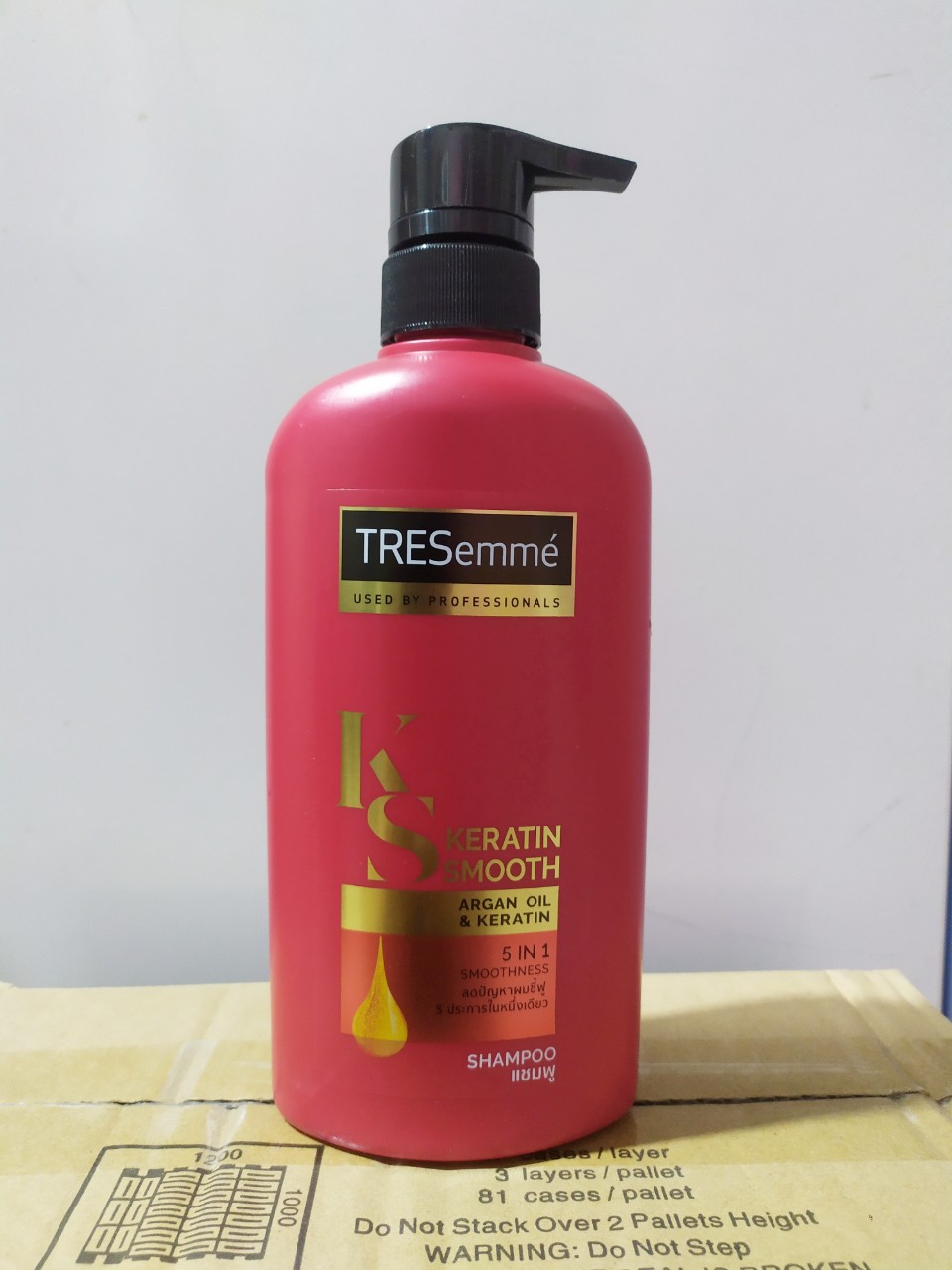 2 Chai Dầu Gội Tresemme Keratin Smoonth 450ml Thái Lan