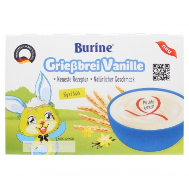 [MUA 2 TẶNG 1] Cháo Sữa Burine Đủ Vị Vani, Bích Quy, Pudding (THU VỎ GIẤY)