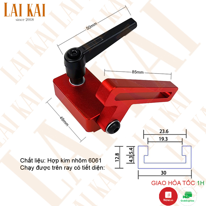 [HCM]Cữ chặn gỗ Wnew