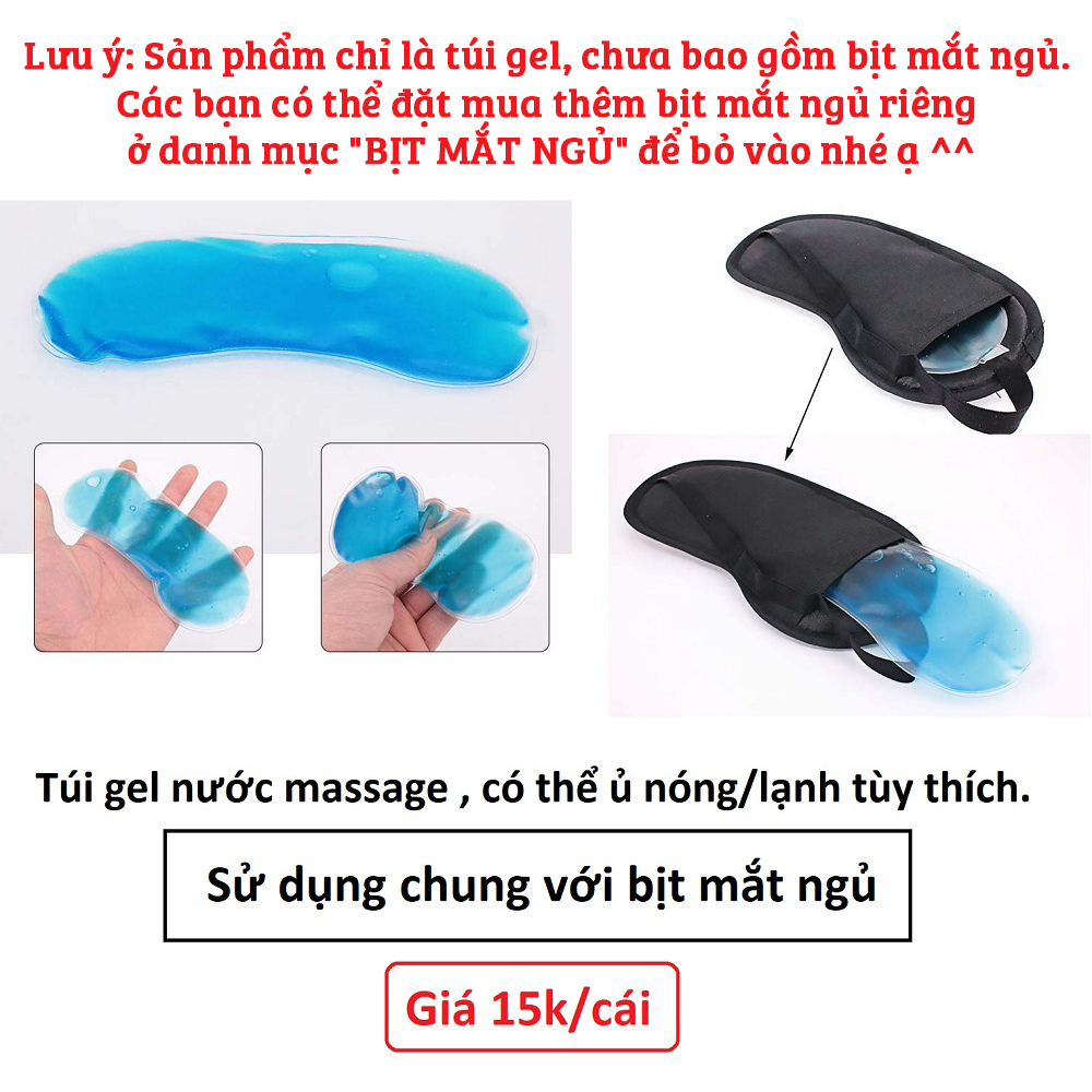 Túi gel bịt mắt ngủ anime