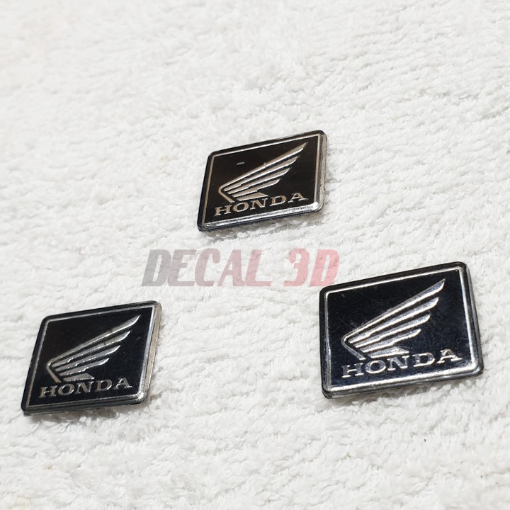 Logo honda vuông dán mặt nạ xe máy