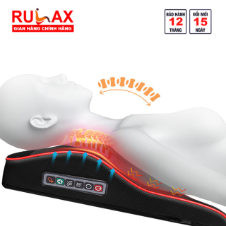 Gối massage hồng ngoại tựa lưng đa năng RULAX kèm hướng dẫn tiếng việt thumbnail
