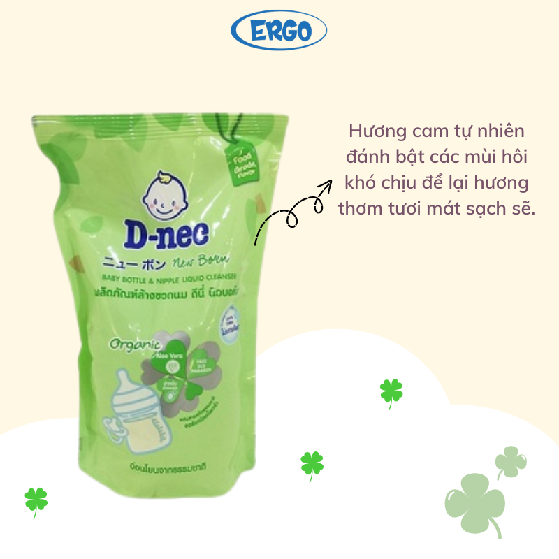 Nước rửa bình chính hãng Dnee Đại Thịnh Nước rửa bình sữa Dnee (Chính hãng có tem Công ty Đại Thịnh)