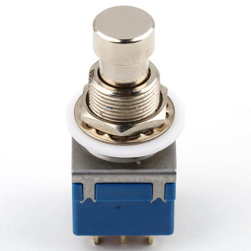 9Pin 3Pdt Metal Stomp Foot Switch For Guitar Effects Pedal Box True