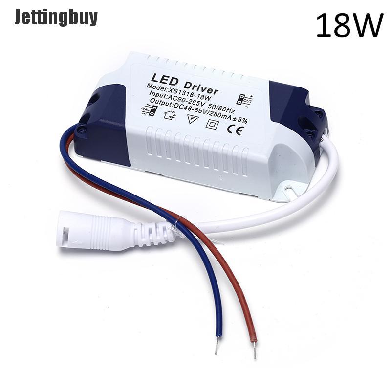 Jettingbuy LED driver LED light transformer power supply adapter for led lamp/bulb plastic