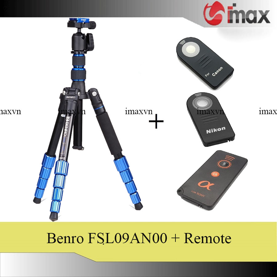 Chân máy ảnh Benro FSL09AN00 + Remote cho máy ảnh