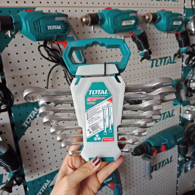 6-19mm bộ cờ lê vòng miệng 8 chi tiết total tht102286