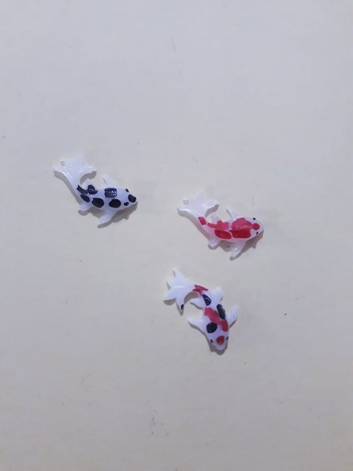 [HCM]Phôi cá koi trang trí móng keycap các sản phẩm thủ công.