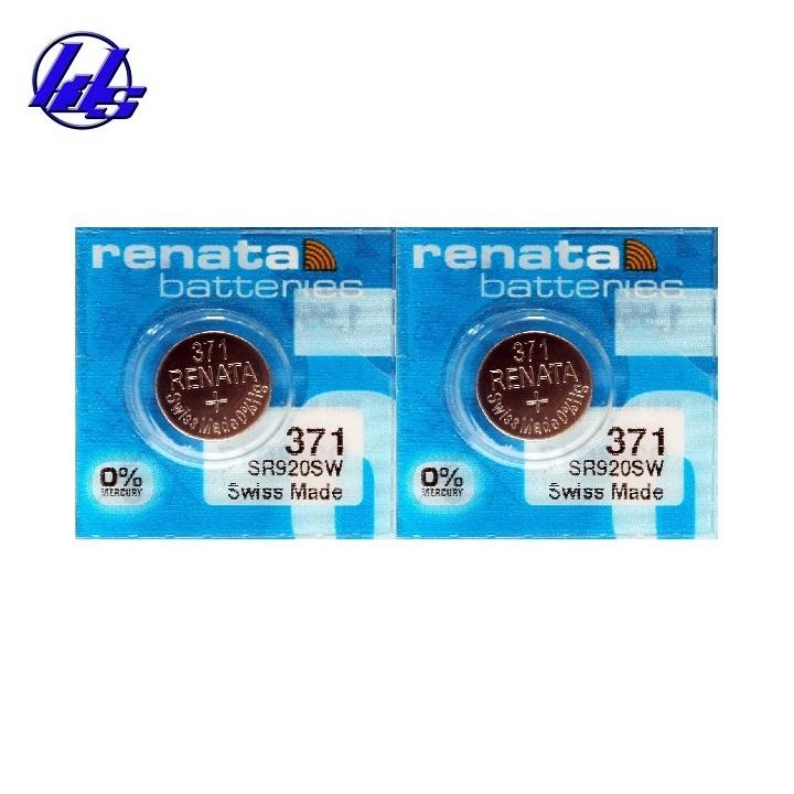 Pin đồng hồ Renata 371 SR920SW Silver Oxide 1.55V