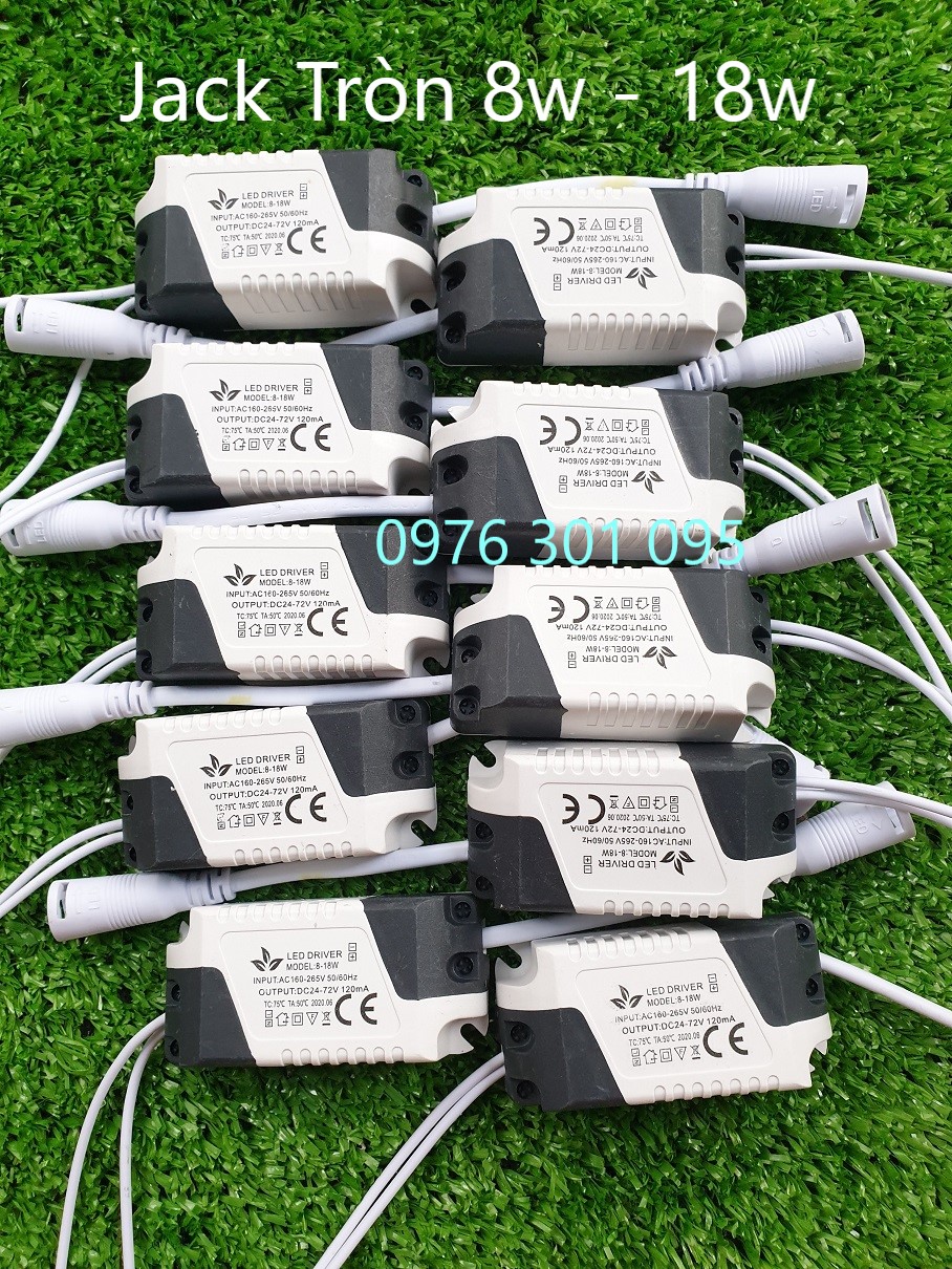 10 Driver Đèn Led 8W - 18W Âm Trần Và Ốp Nổi