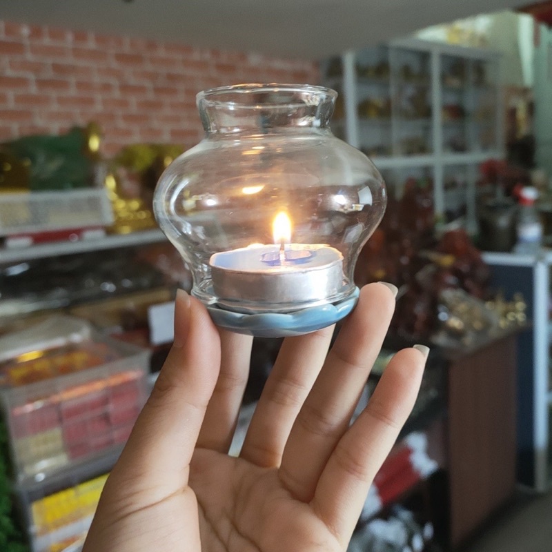 Bóng đèn dầu chụp đèn dầu pha lê