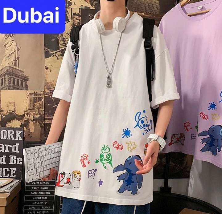 ÁO THUN NAM NỮ MA NHỎ SƠN STITCH PHOM FORM RỘNG TAY LỠ HOT TREND MẠNH MẼ SÀNH ĐIỆU VẢI DÀY MỊN CAO CẤP - DUBAI FASHION