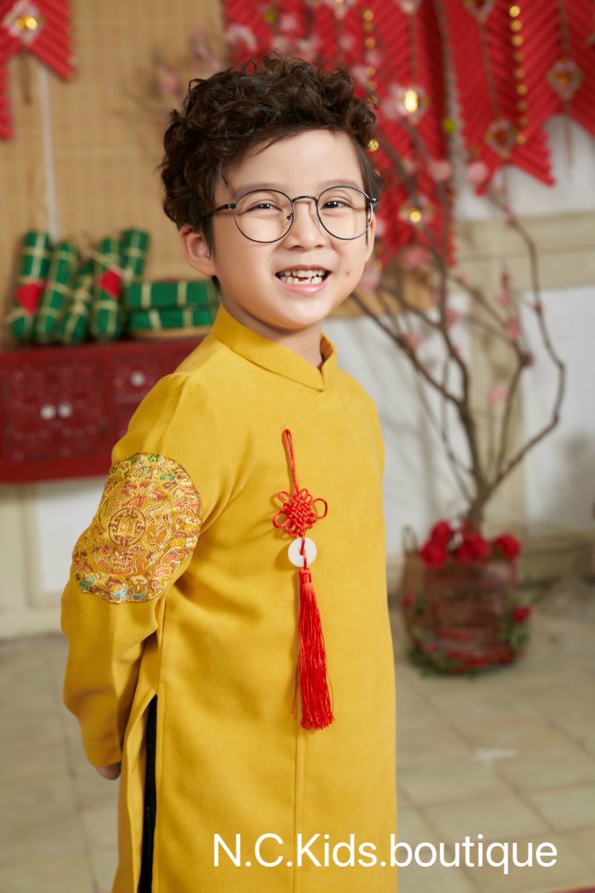 ÁO DÀI TRUYỀN THỐNG CHO BÉ TRAI ( SIZE 1TUỔI - 4 TUỔI)