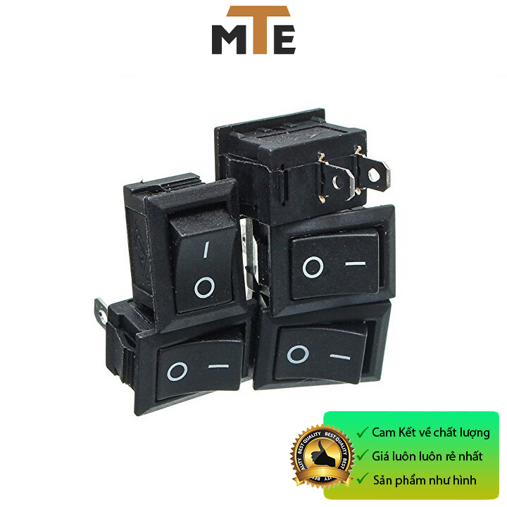 COMBO 10 Công tắc bập bênh KCD11-101 6A 250V 2 Chân