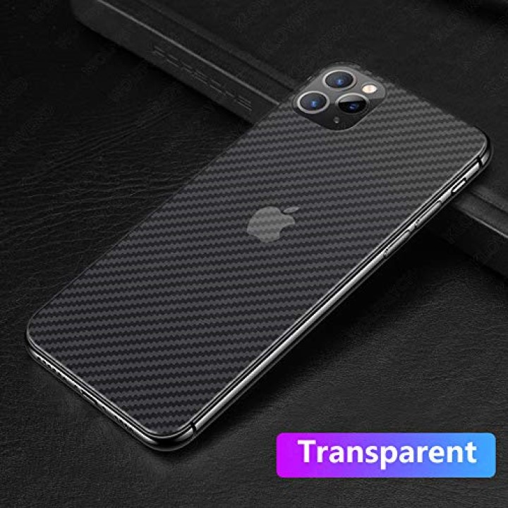Miếng Dán Mặt Lưng Chống Trầy iPhone 11 Pro Max, 11, 11 Pro Vân Carbon