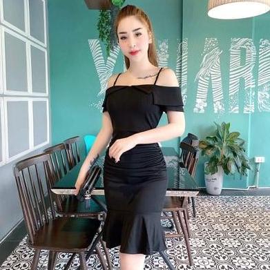 Đầm body 2 dây đuôi cá Thiết Kế Thời Trang