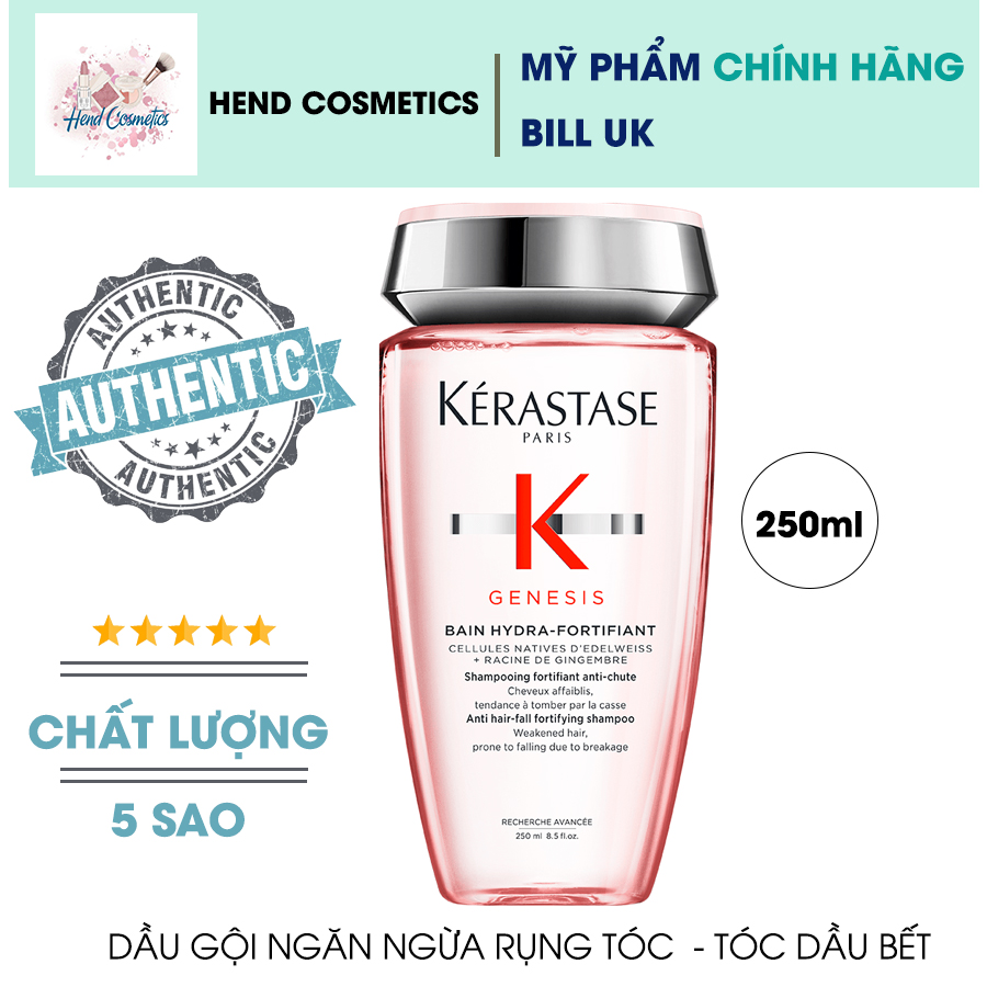 Dầu gội chống rụng tóc Kerastase Bain Genesis Bain Hydra-Fortifiant - Cho da đầu dầu 250ml