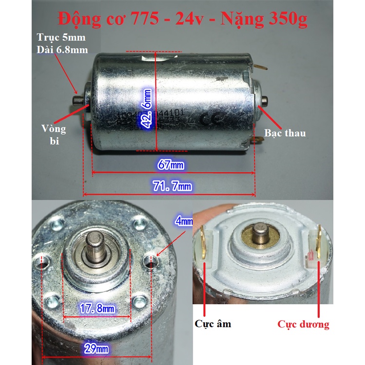 Động cơ 775 các loại