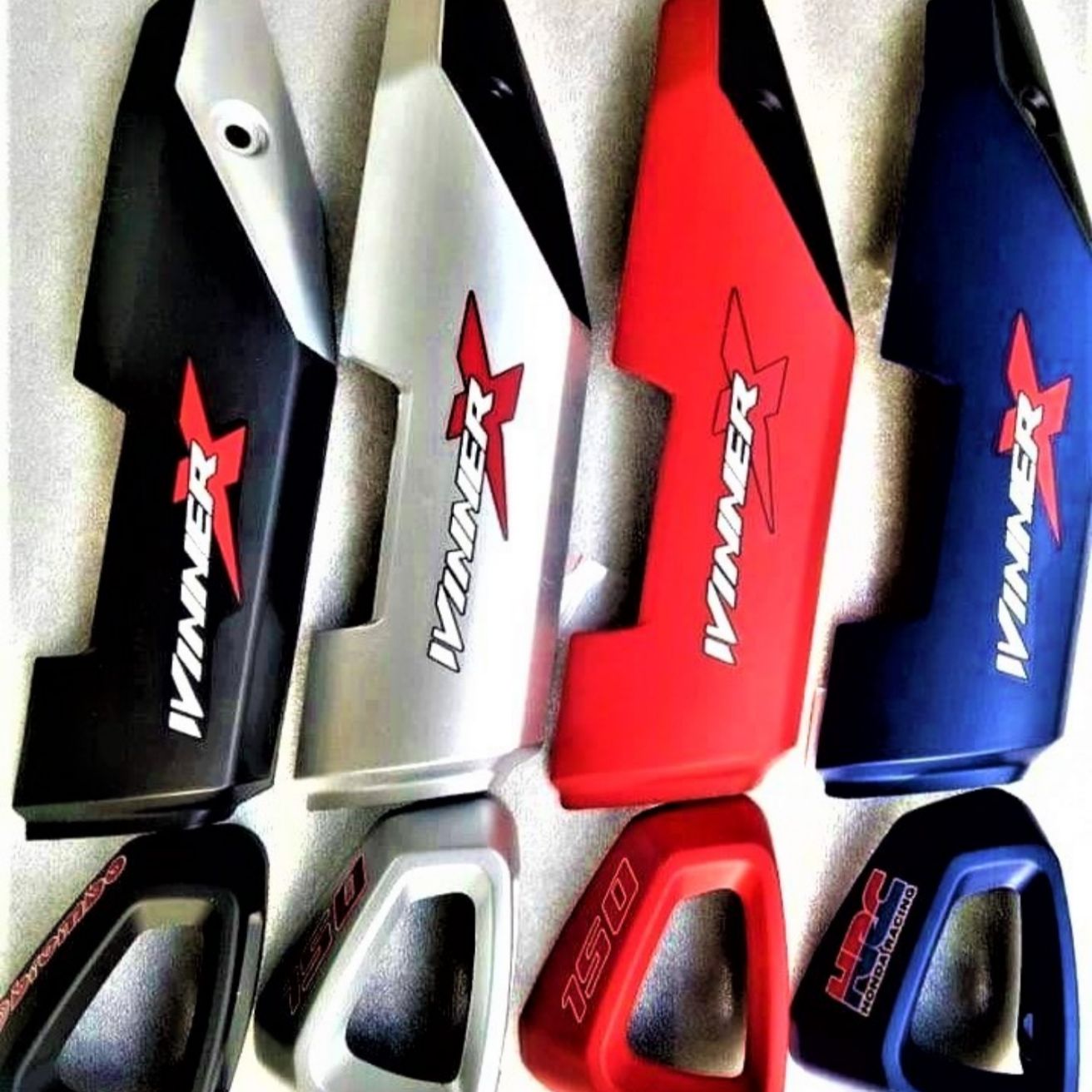 1 ỐP BÔ XE WINNER X+CHỤP ĐÍT ỐNG XÃ WINNER X MẪU MỚI LOẠI ĐẸP