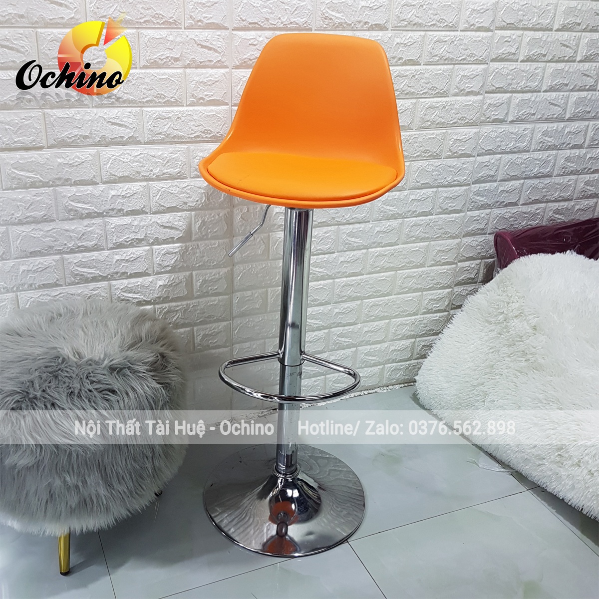 (FREE SHIP) Ghế Makeup, Ghế Quầy bar, Ghế bar, Ghế Xoay, Ghế Trang Điểm, Ghế Bàn Trang Điểm,  Ghế Livetream, Ghế Trang điểm Chuyên Nghiệp mẫu Nhựa Đệm Da (Đủ màu)