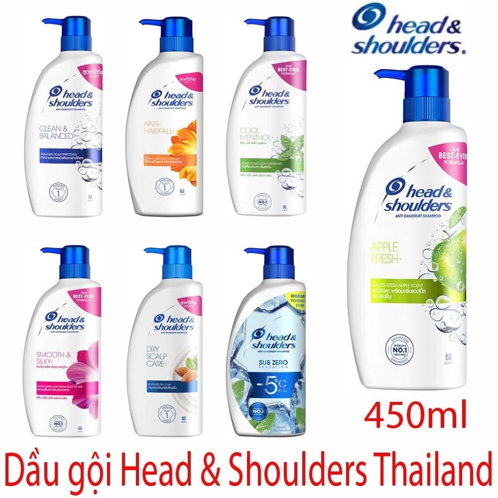 Dầu Gội Head And Shoulders Thái Lan 450ml [hàng nhập khẩu chính hãng]
