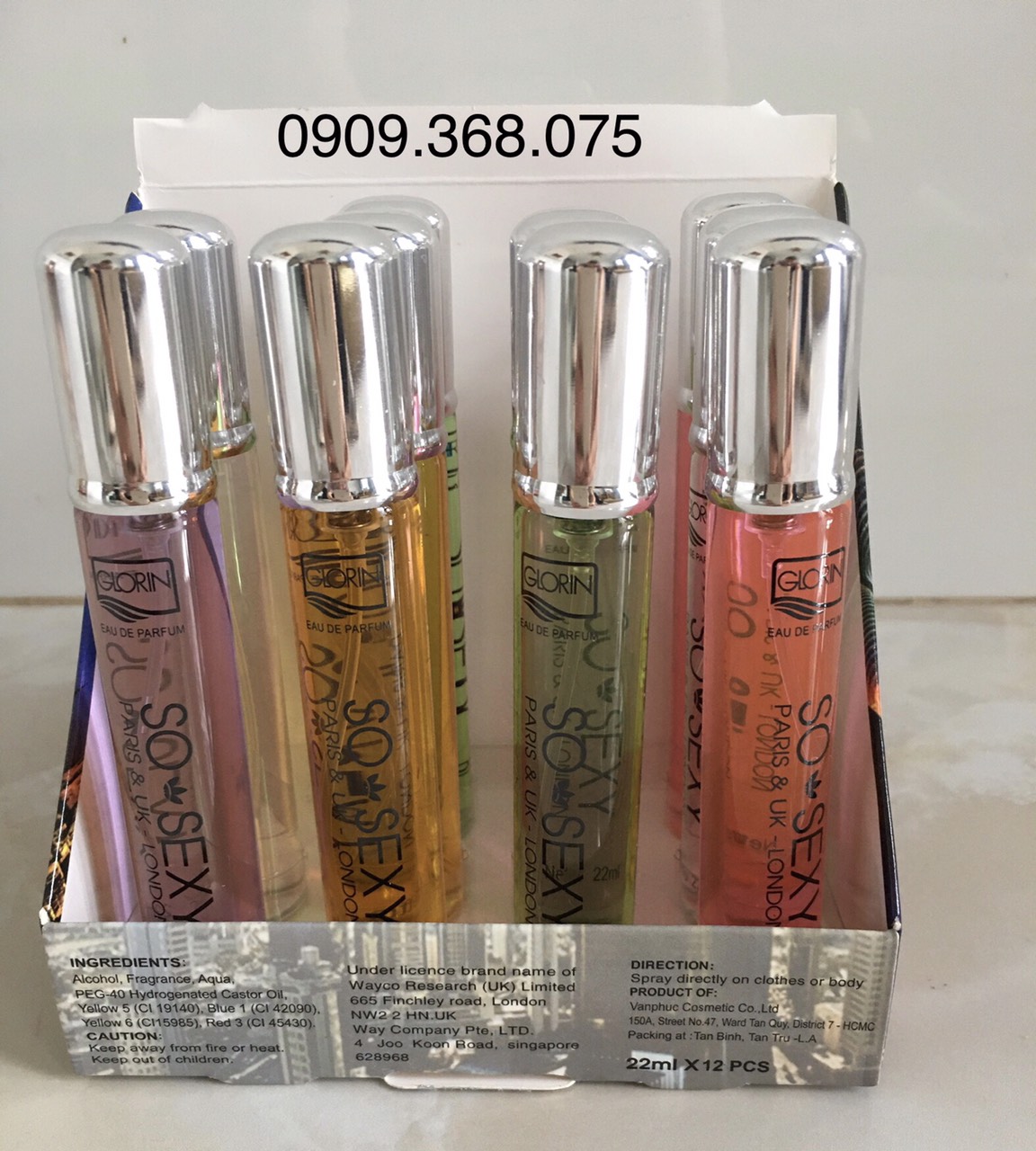 [Chính hãng] Nước hoa nữ SO SEXY EDP- 12 chai  22ml