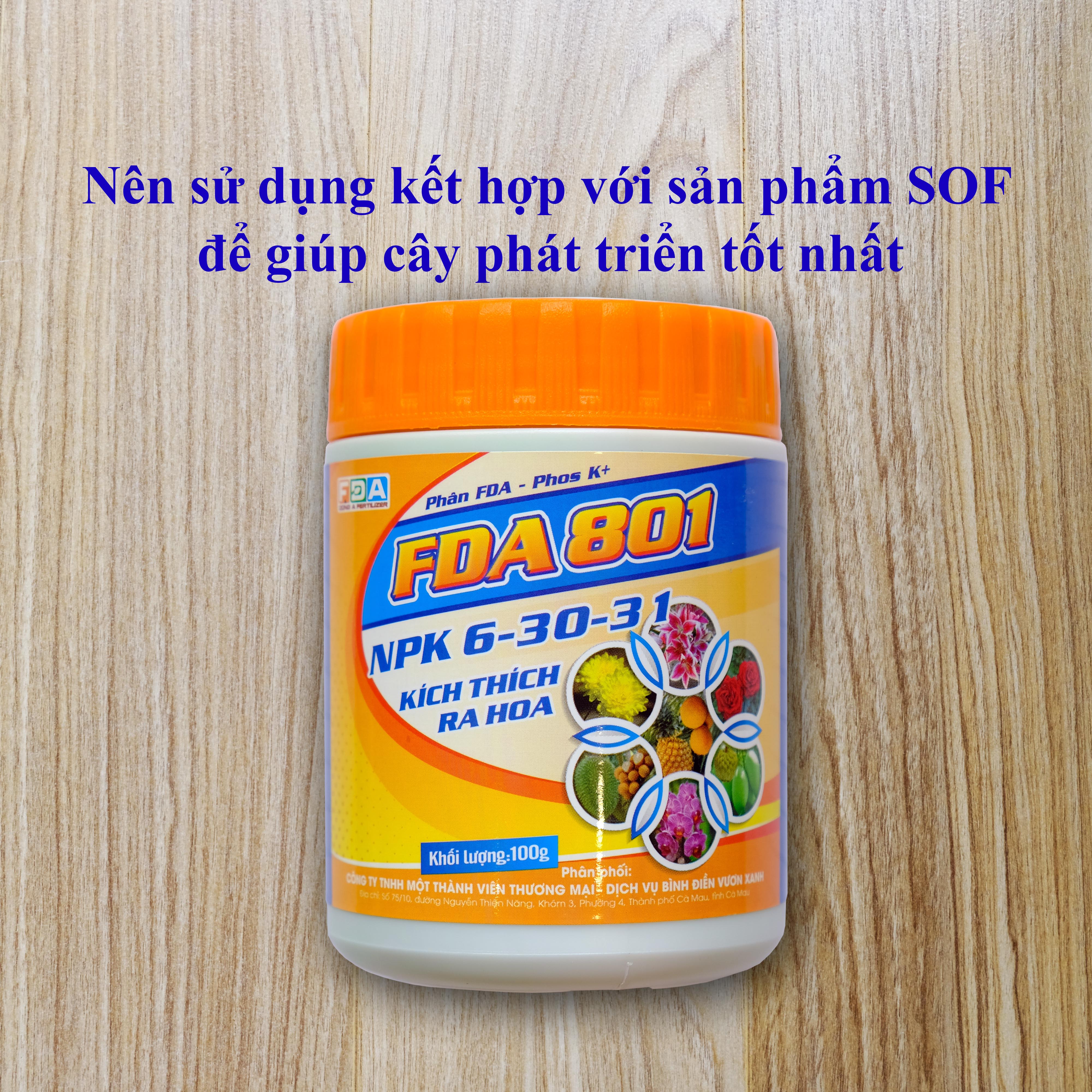 Phân bón kích hoa giấy SOF ra siêu hoa, chuyên dùng cho hoa giấy