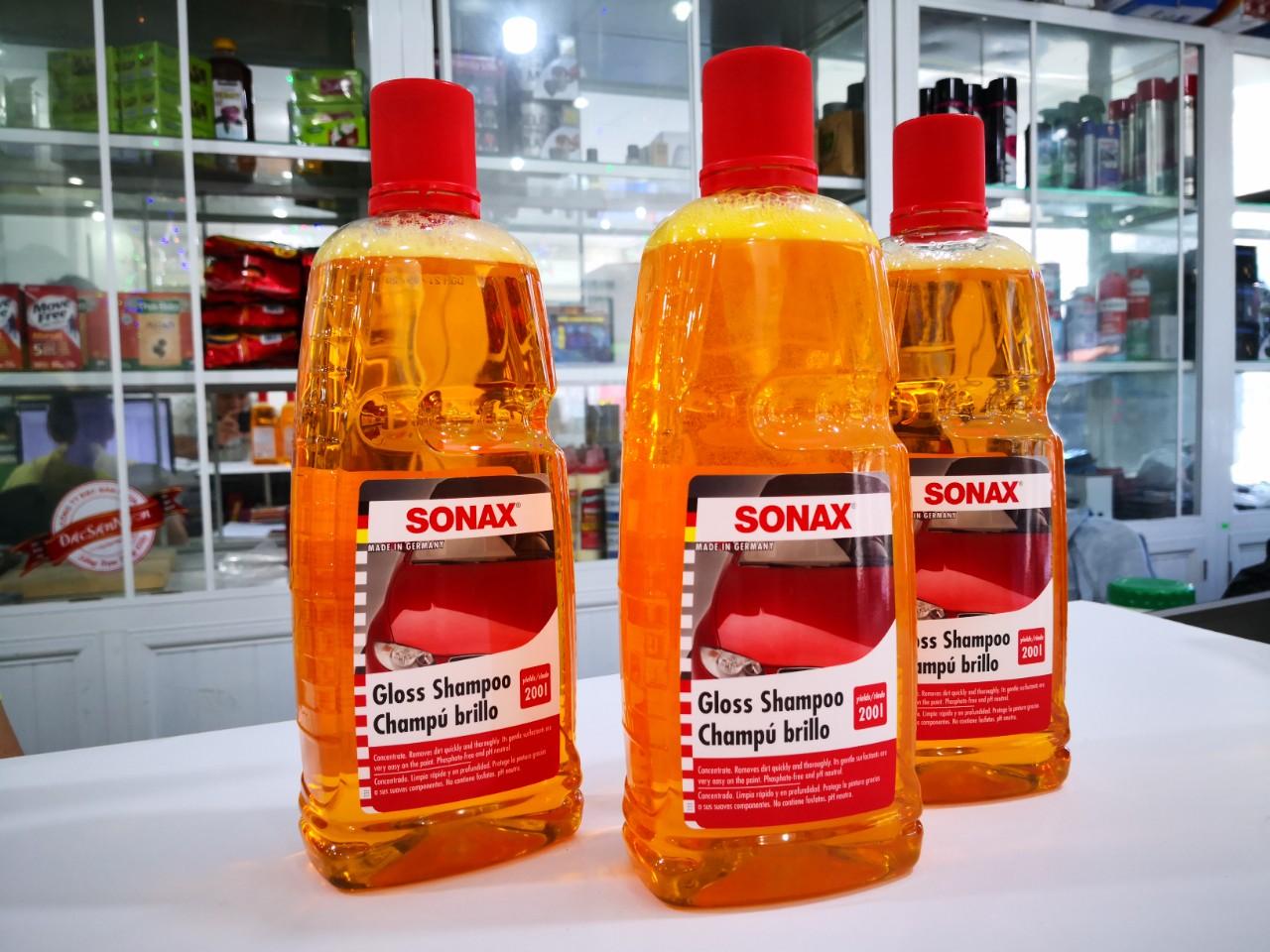 [HCM]Nước Rửa Xe Đậm Đặc Sonax Gloss Shampoo 1000ml