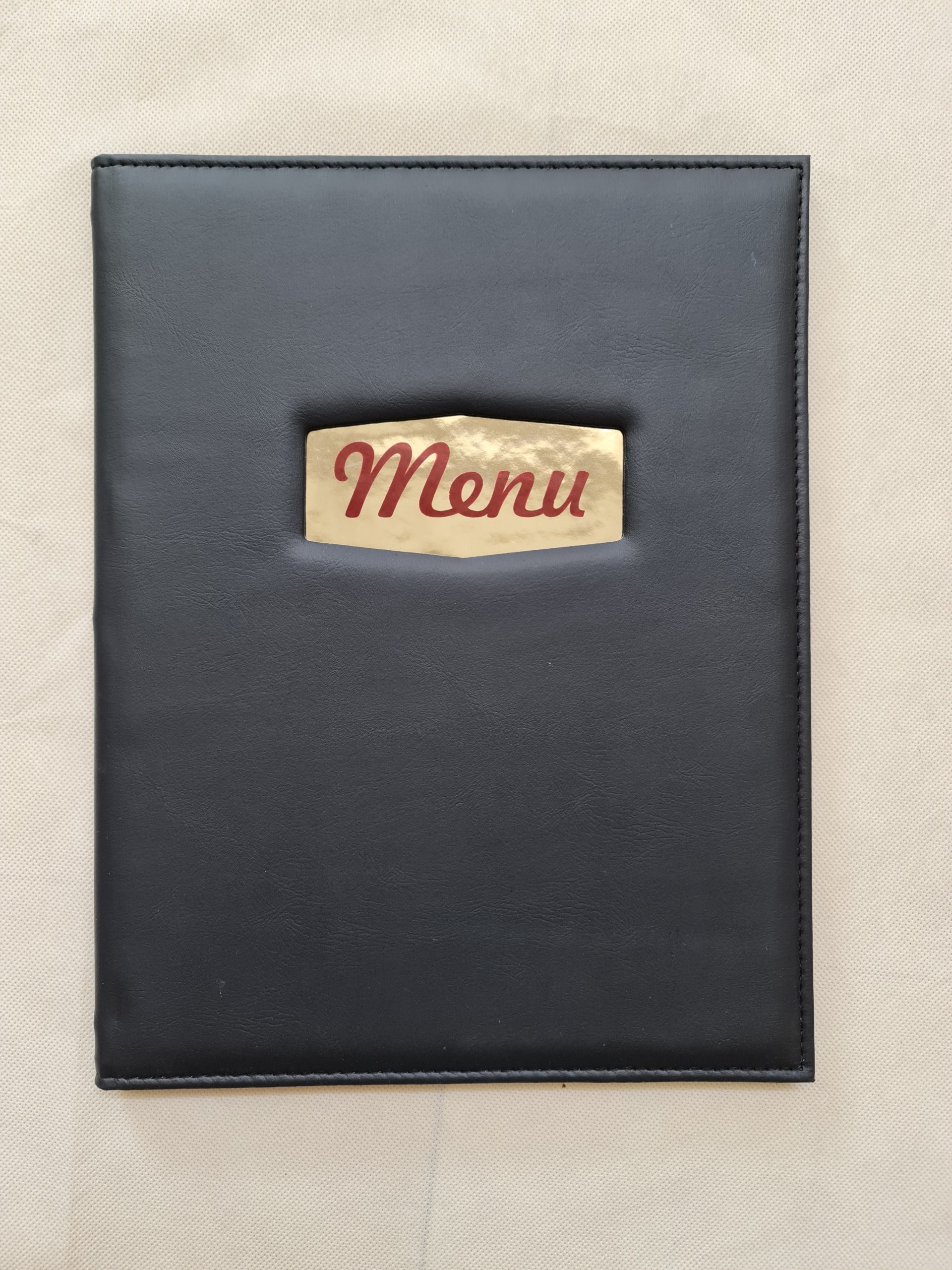 Quyển Menu Da A4 da cao cấp A4, cuốn menu cao cấp 10 - 20 lá nhựa dẻo bền