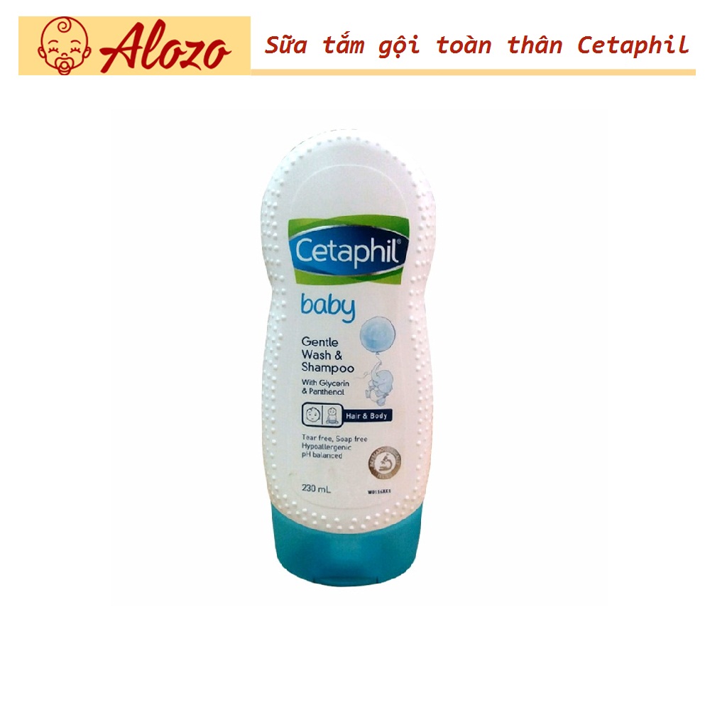 Sữa tắm gội toàn thân cho bé Cetaphil 230ml (Cetaphil Baby 2 in 1)