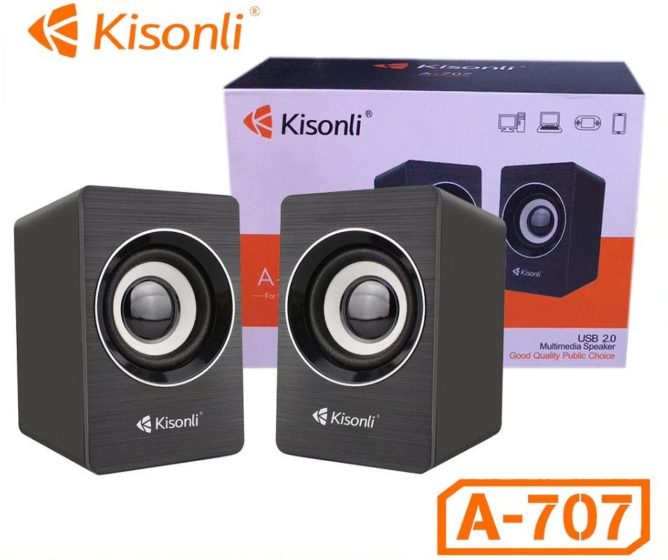 Loa vi tính kisonli a-707 âm thanh chuẩn