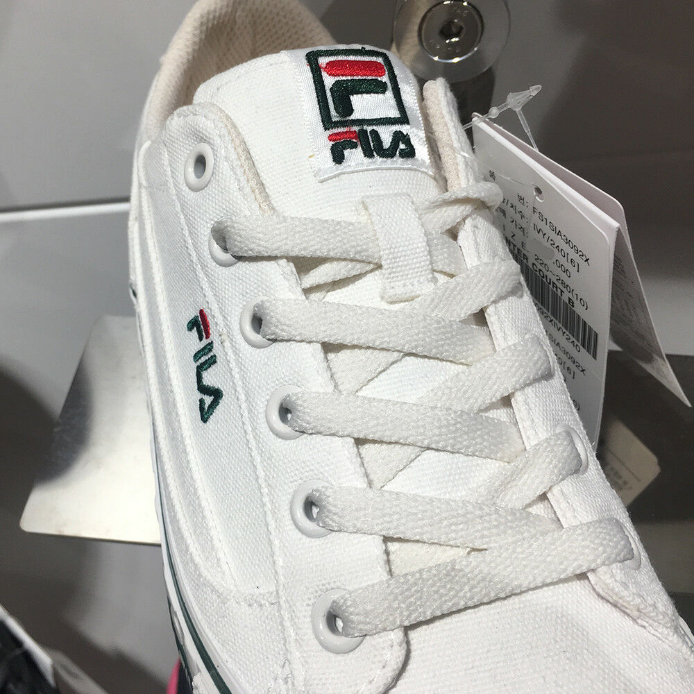 ❁❁❁ [Hàng Auth - trắng chỉ xanh] ❁ Fila Classic Center Court B - cổ điển ❁❁❁