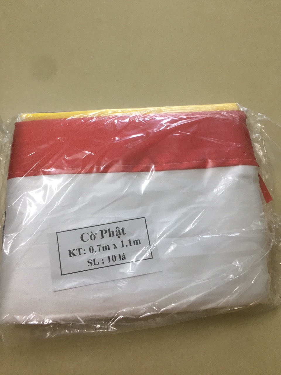 Cờ Phật Giáo Kích thước 0.7x1.1m
