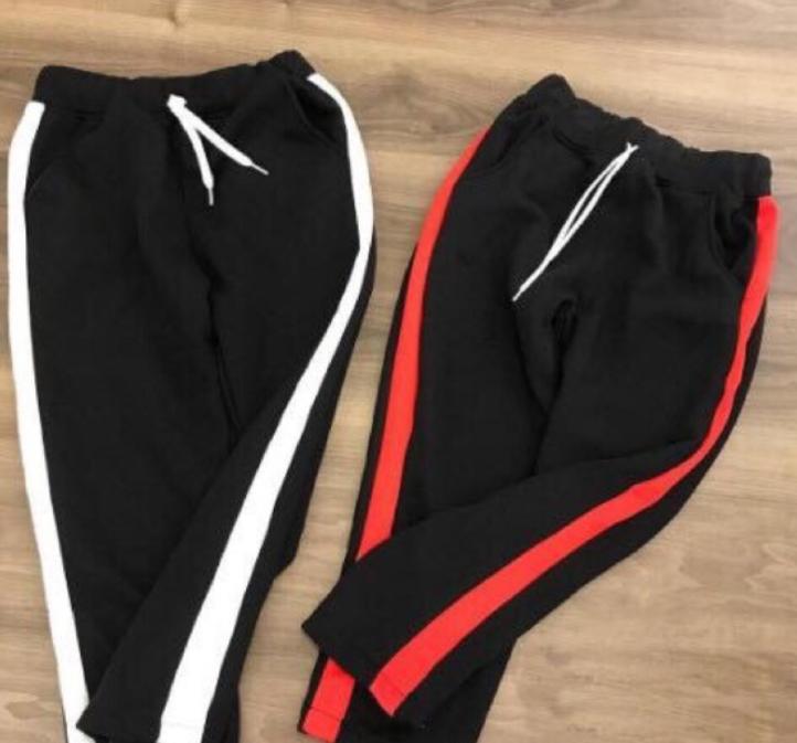 QUẦN JOGGER NỮ 1 SỌC CÓ CẢ SIZE NỮ VÀ NAM Màu sắc như hình Size : free size Xưởng nhận ship hàng toàn quôc .................................