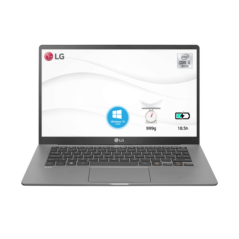 Laptop LG Gram 2020 14Z90N-V.AR52A5 (Core i5-1035G7/ 8GB/ 256GB NVMe/ 14 FHD IPS/ Win10 Home Standard/ Silver) - Hàng Chính Hãng