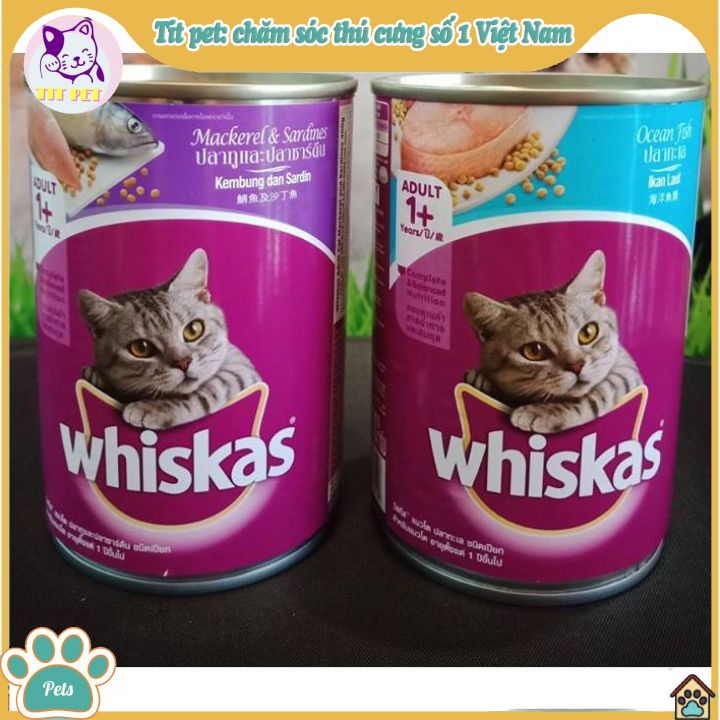 Pate Cho Mèo - Pate Whiskas Lon- 400g