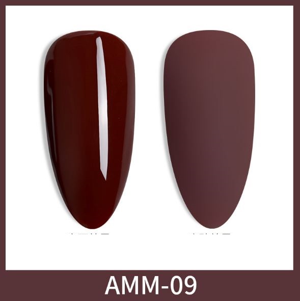 Sơn gel AS mẫu chai đỏ nhọn mã AMM 9 chai 15ml siêu HOT siêu xịn
